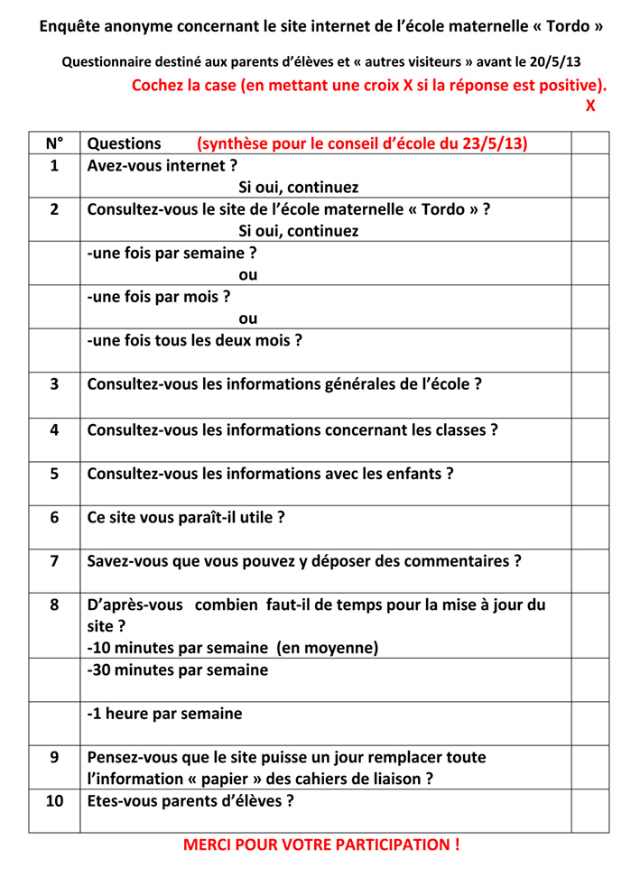 Ecole maternelle