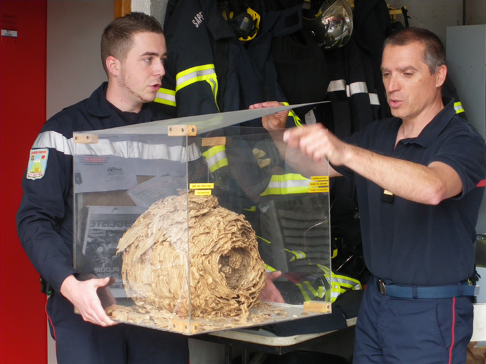 la maternelle chez les pompiers