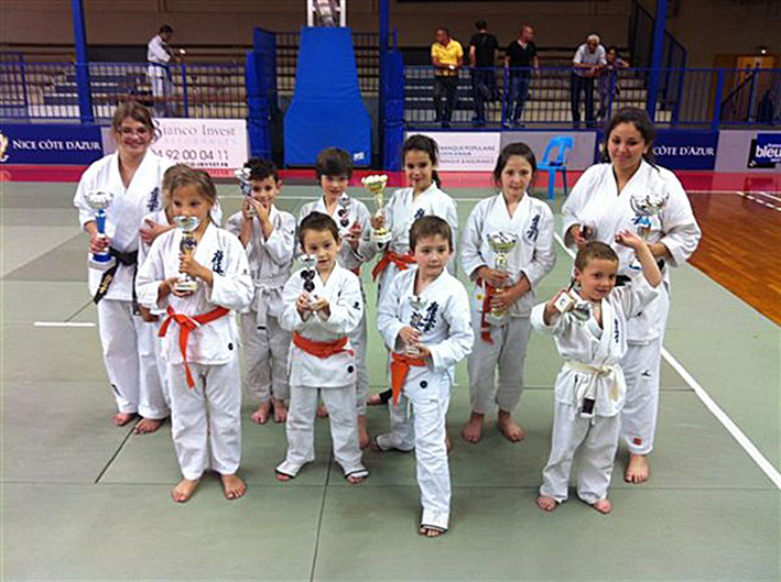 Karaté sur le podium