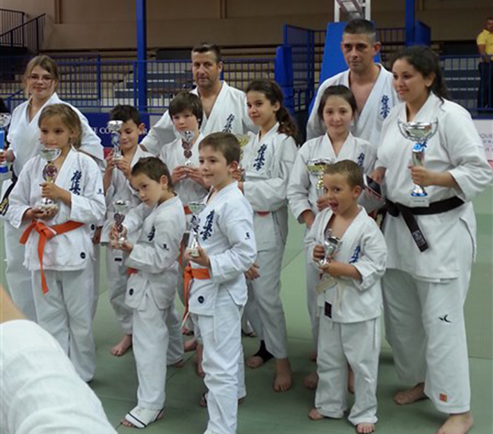 Karaté sur le podium
