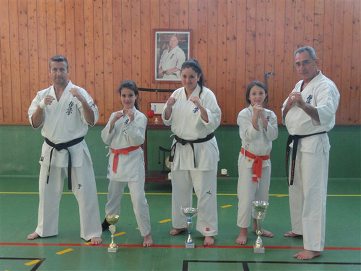 Karaté sur le podium