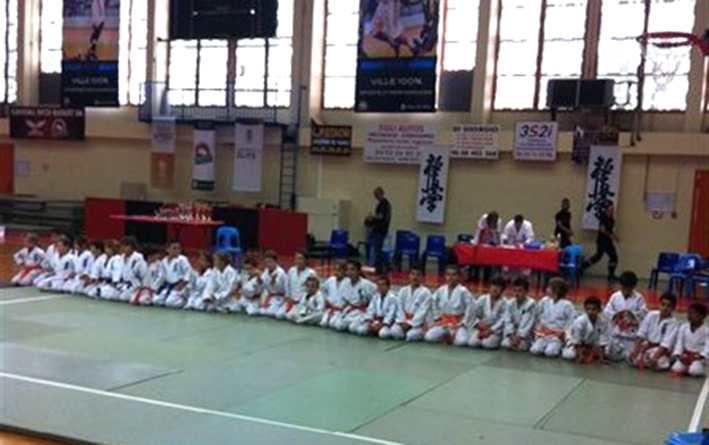 Karaté sur le podium