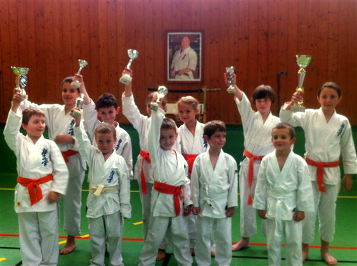 Karaté sur le podium