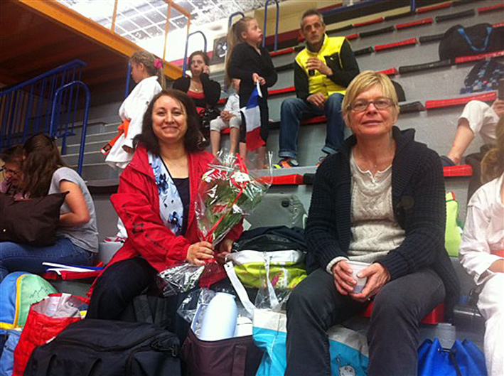 Karaté sur le podium