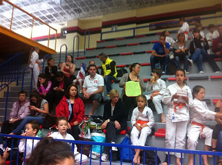 Karaté sur le podium