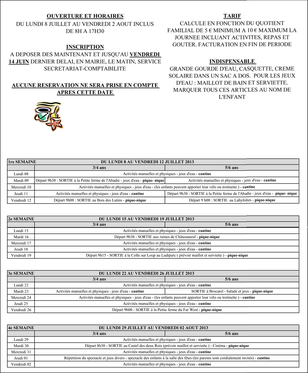 Programme maternelle