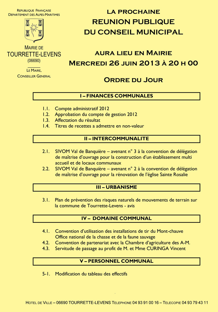 conseil municipal