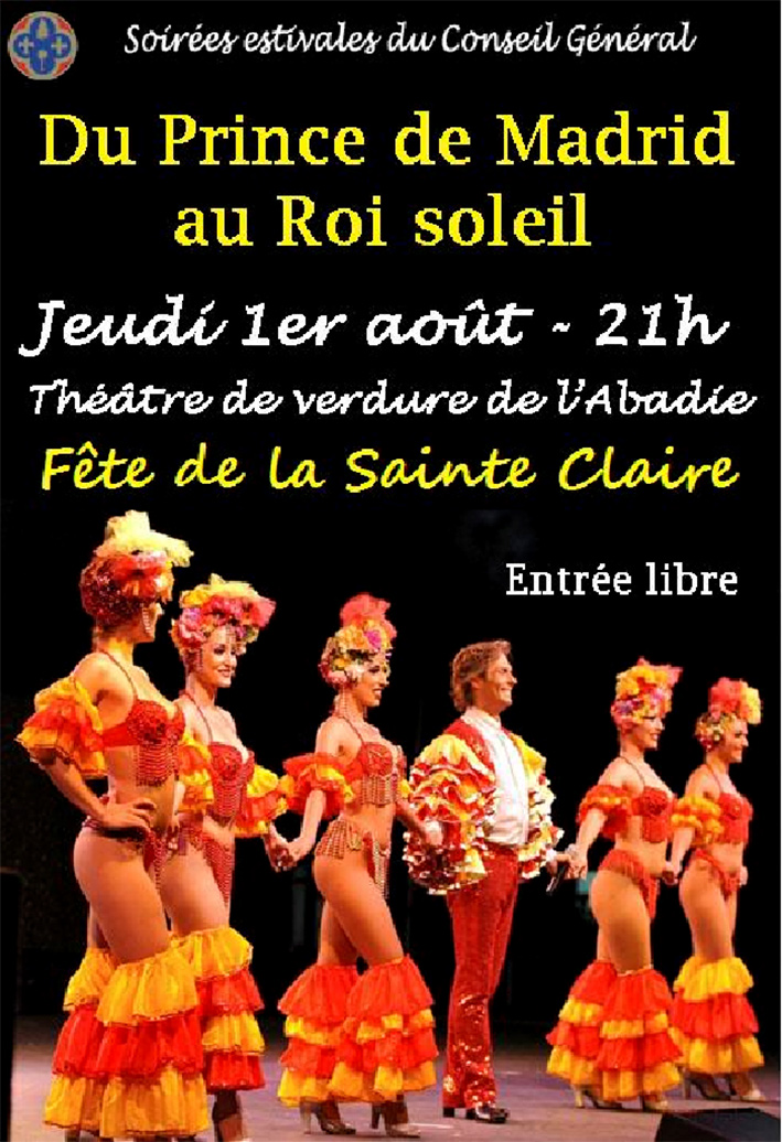 La soirée du jeudi 1er août se déroulera au théatre de verdure de l'Abadie.