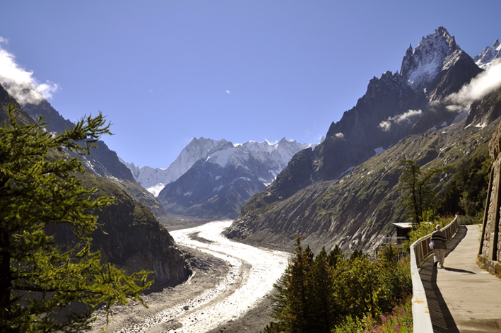 Mer de Glace en fin de saison