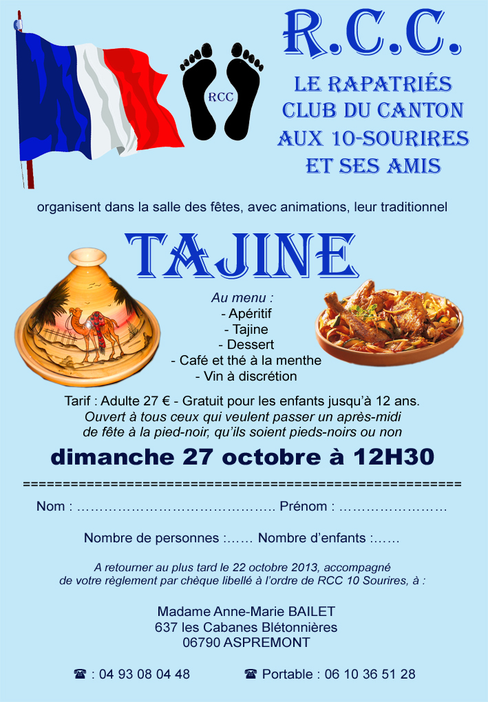 Tajine du RCC