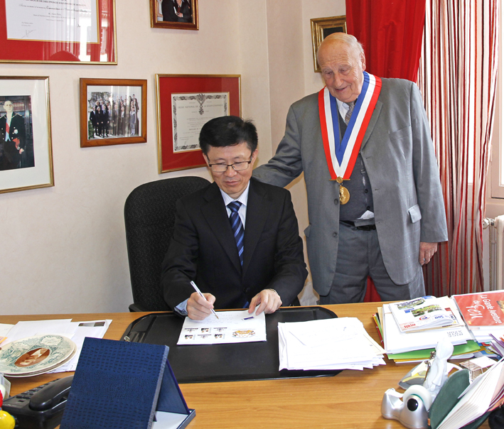 Visite du consul de Chine