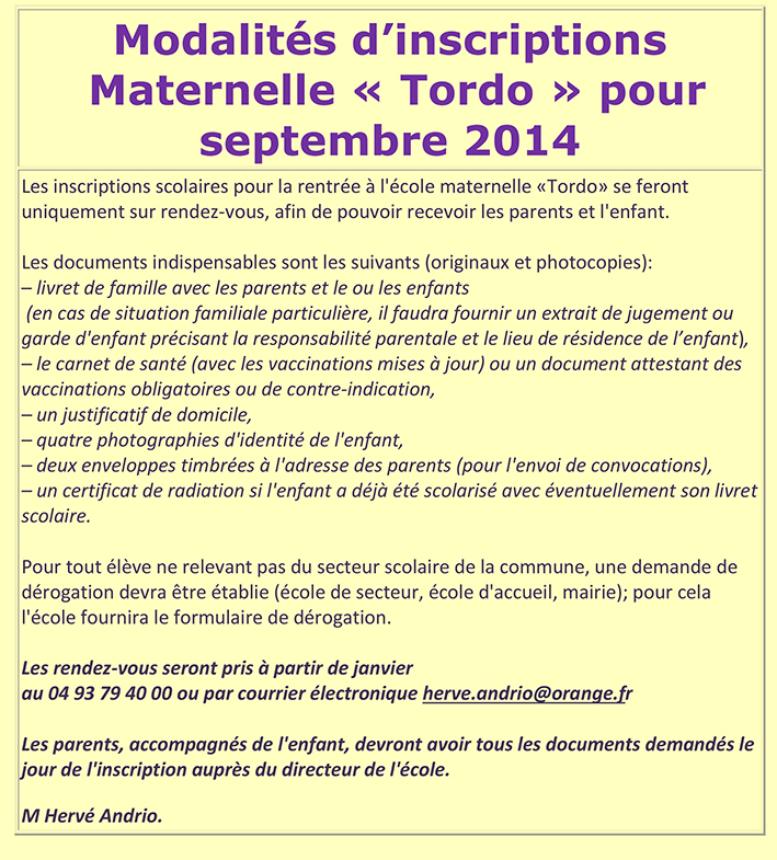Inscriptions