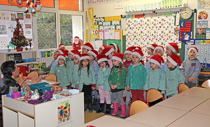 Chants de Noël à la maternelle
