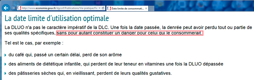 Date limite