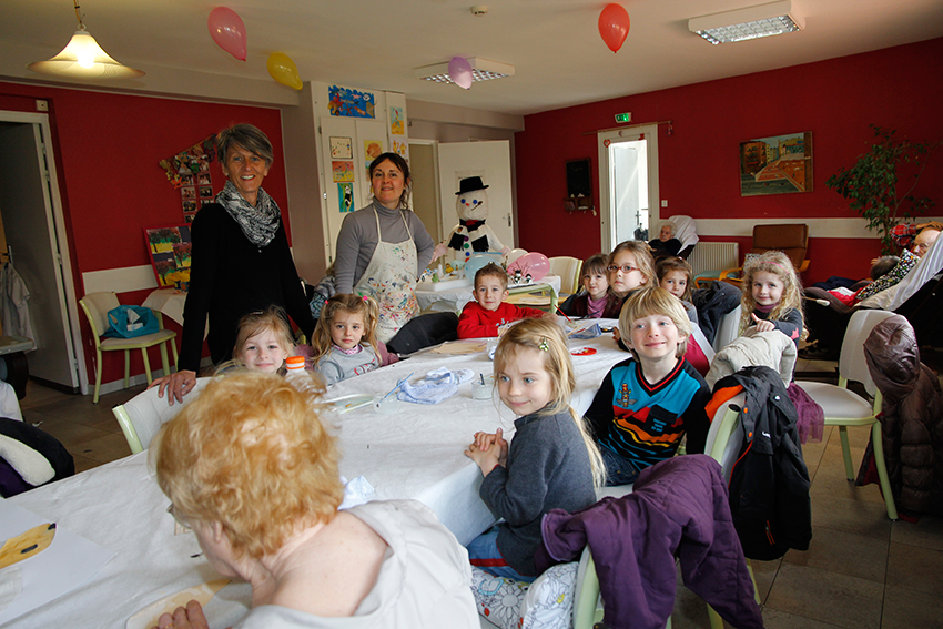 Dessins d'enfants aux Oliviers