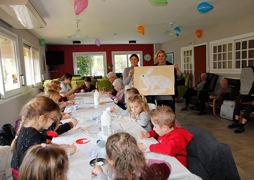 Dessins d'enfants aux Oliviers