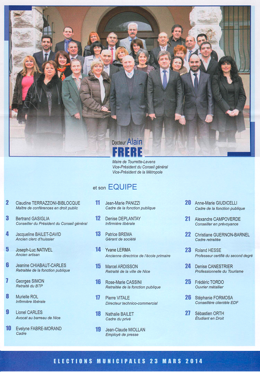 Liste Frère