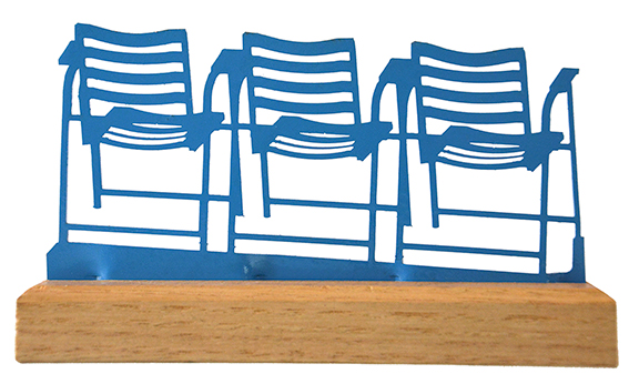 Chaise Bleue