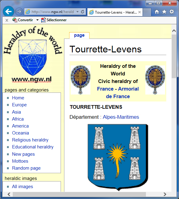 Blason avec autre interprétation
