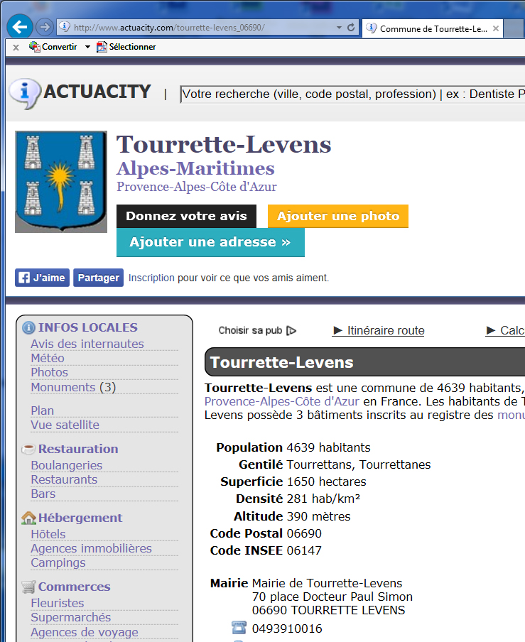 Blason actuality