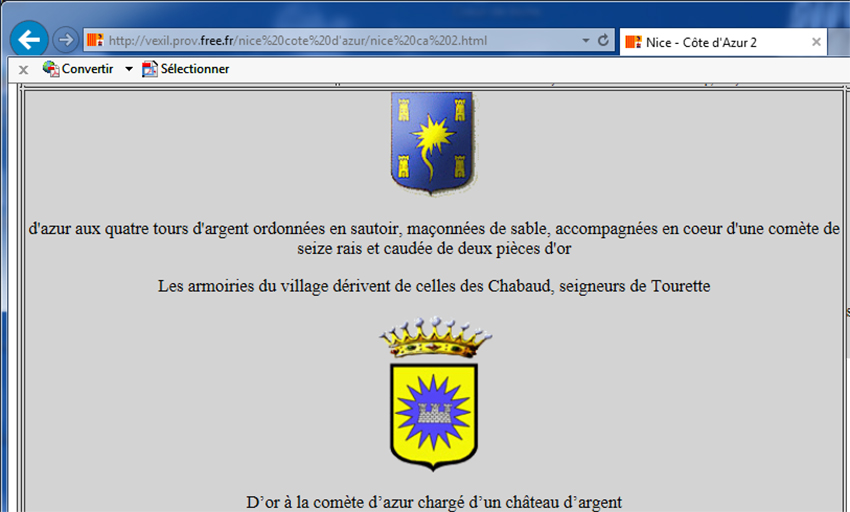 Faux blason