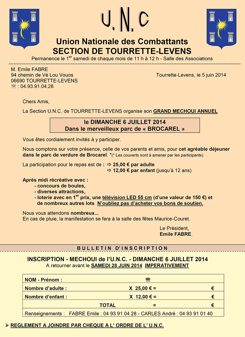Méchoui de l'UNC