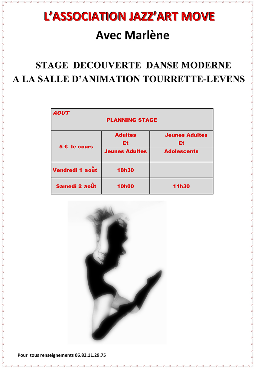 Stage danse