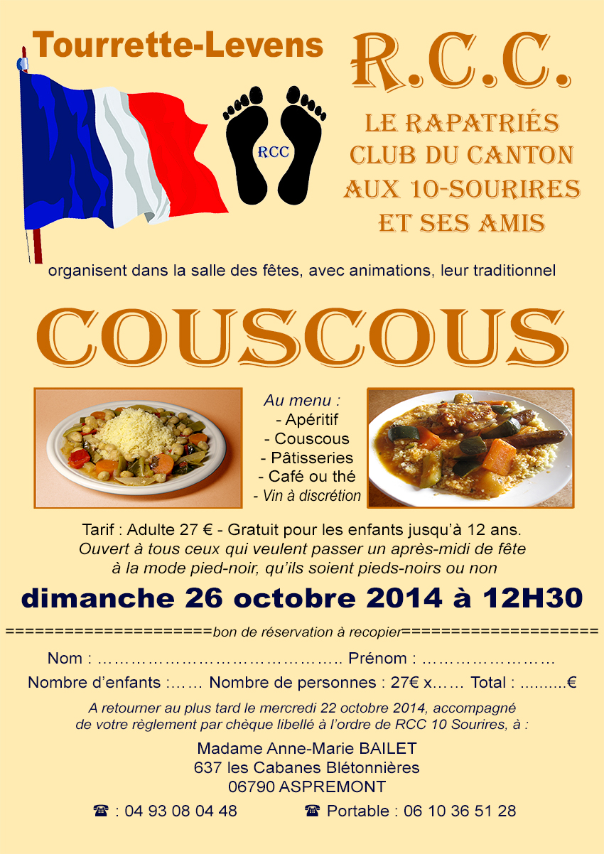 Affiche couscous
