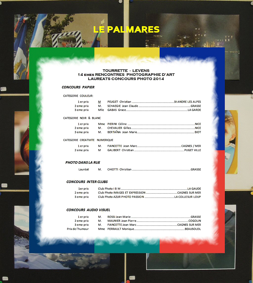 Palmarès
