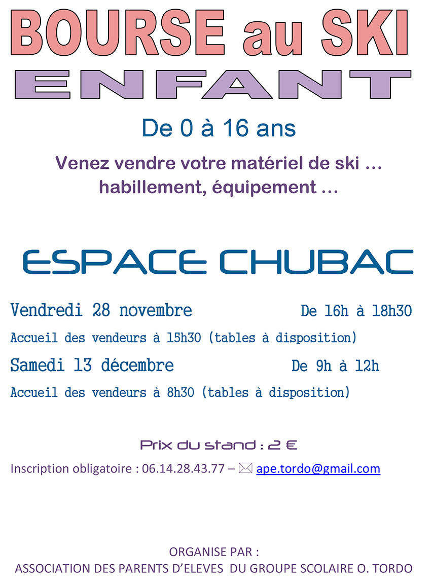 Bourse au ski