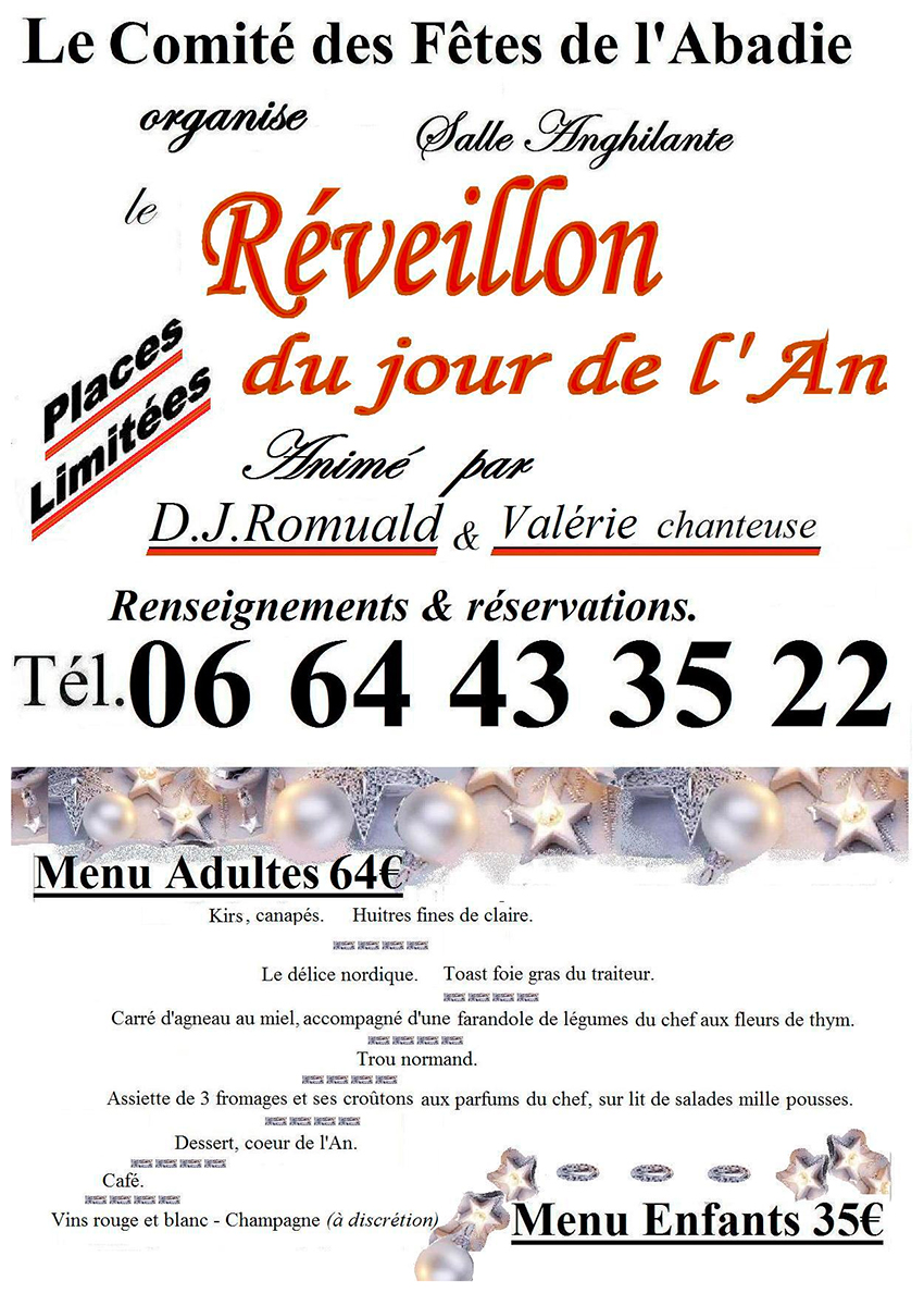 Réveillon à l'Abadie