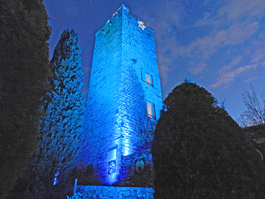 Château illuminé
