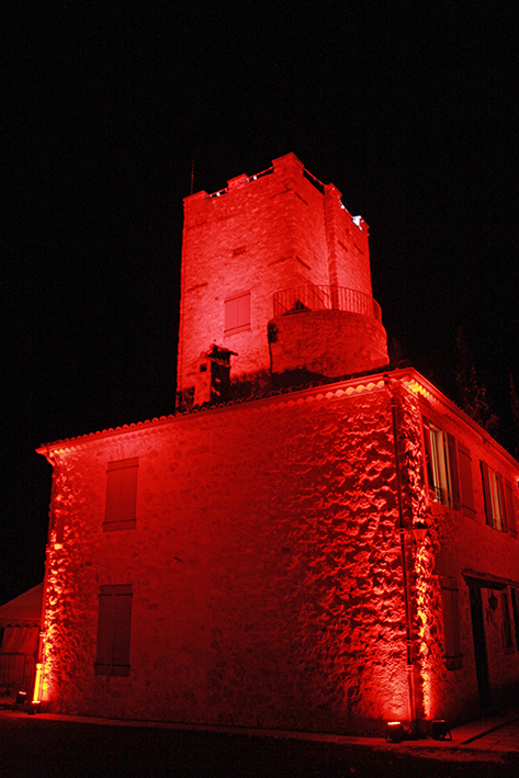 Château illuminé
