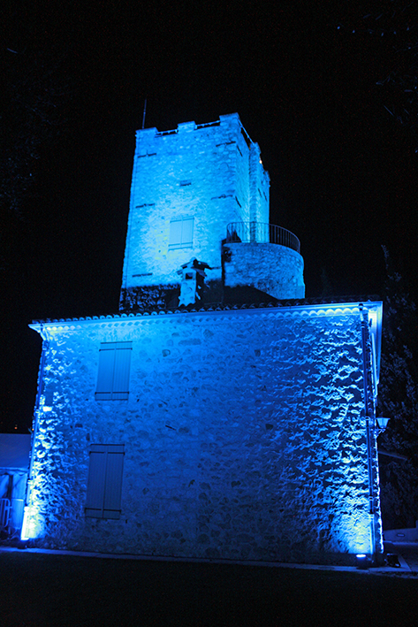 Château illuminé