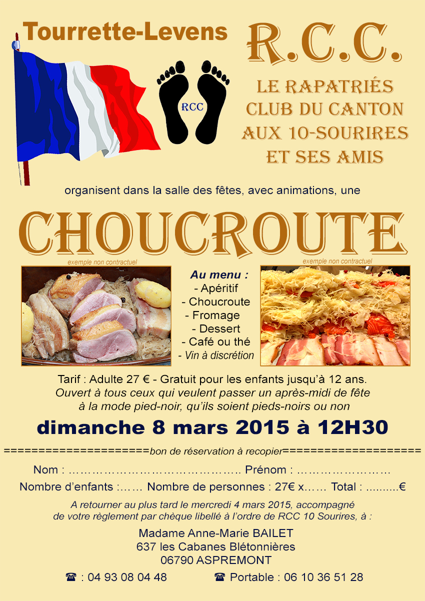 choucroute RCC