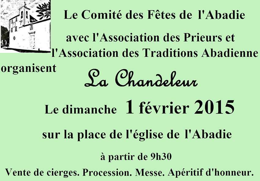 Chandeleur à l'Abadie