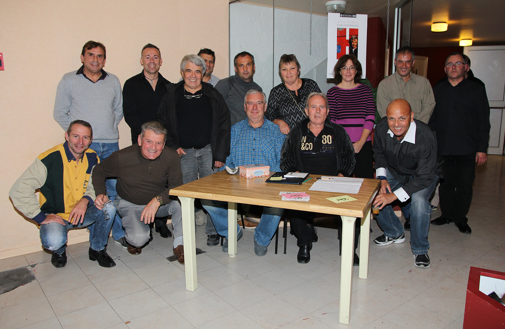 Foot et beaujolais