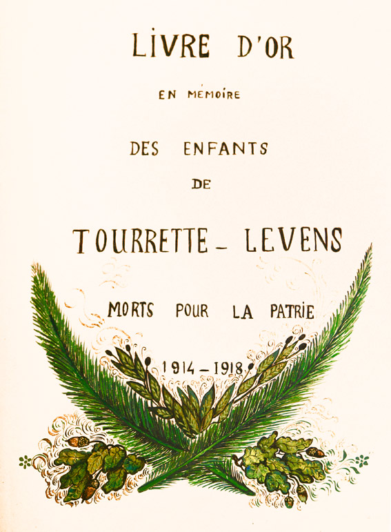 Livre d'or 1914-1918