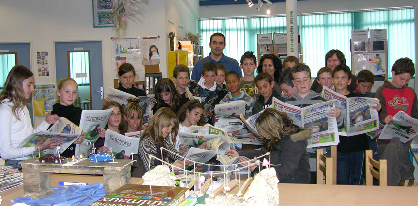 Journalistes au collège