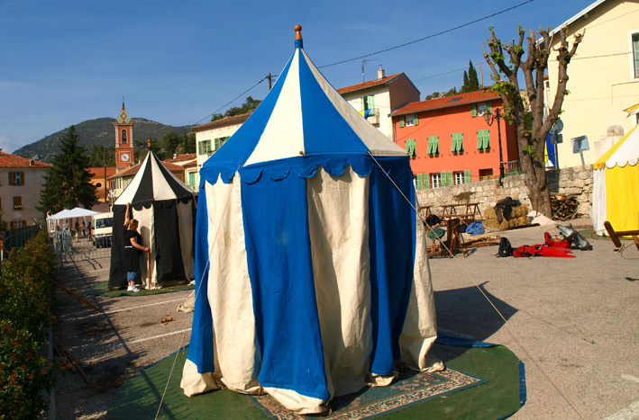préparation fête médiévale