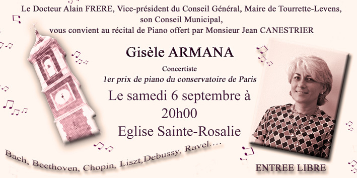 Concert Gisèle Armana