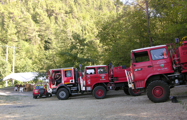 Pompiers en alerte
