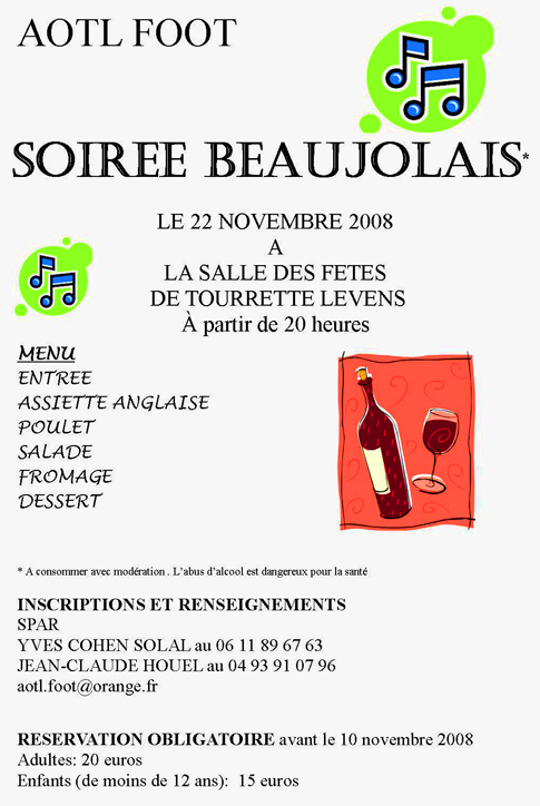 Soirée beaujolais