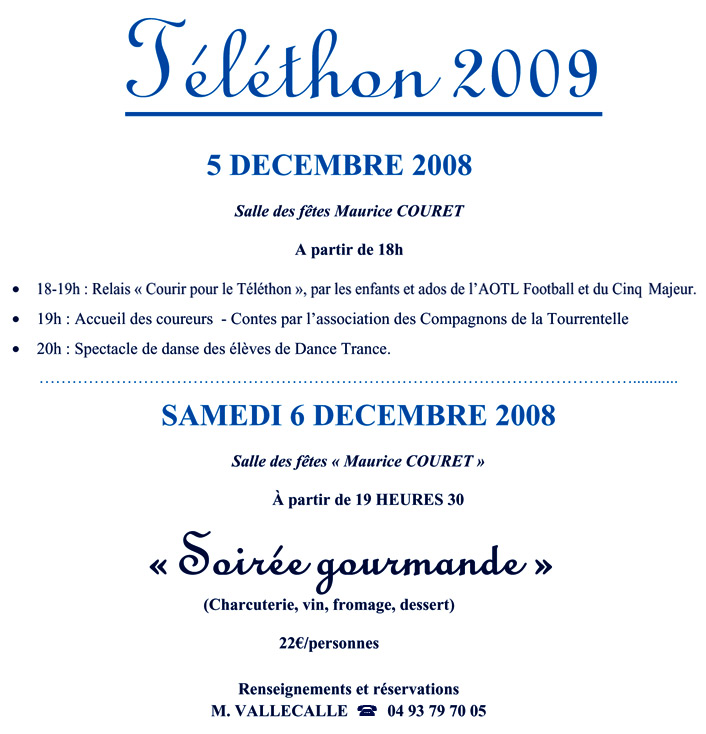 téléthon 2008