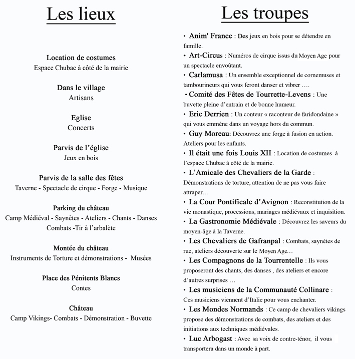 Fête médiévale