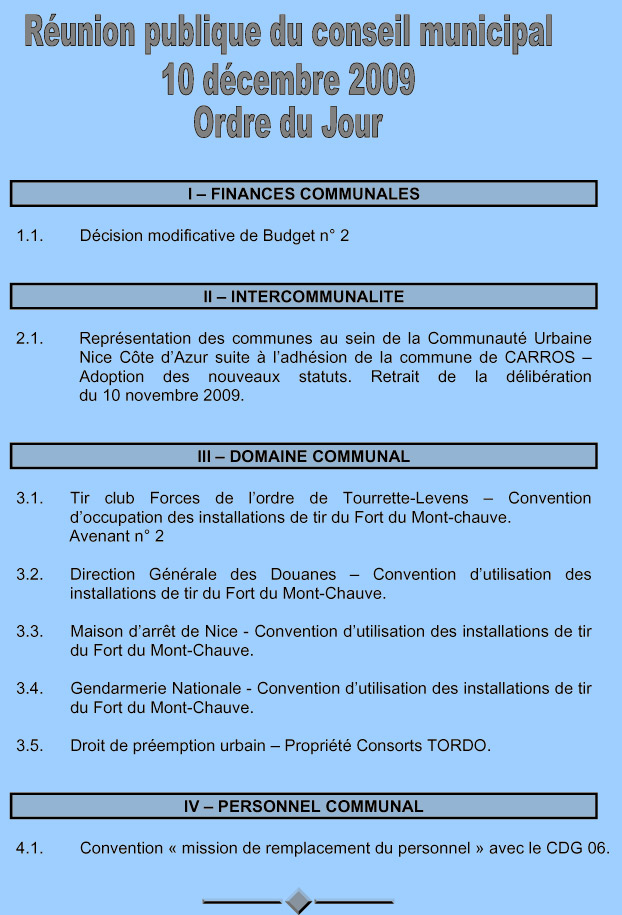 Conseil municipal