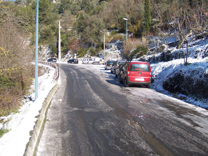 Pompiers et neige
